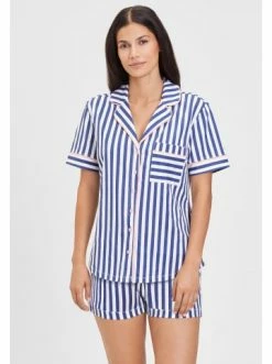 Umstands- & Stillmode H.I.S Shorty In Dunkelblau-weiß-gestreift Günstig Kaufen -HIS SHOP h i s shorty in dunkelblau weiss gestreift 2