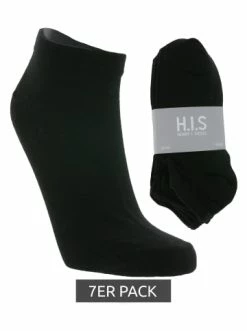 Bekleidung H.I.S Sneaker-Socken In Schwarz Günstig Kaufen