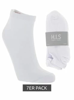 Bekleidung H.I.S Sneaker-Socken In Weiß Günstig Kaufen