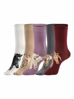 Bekleidung H.I.S Socken In 1x Rust, 1x Stone, 1x Beige, 1x Ecru, 1x Rotbraun Günstig Kaufen