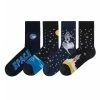 Bekleidung H.I.S Socken In 2x Blau-gemustert, 2x Schwarz-gemustert Günstig Kaufen