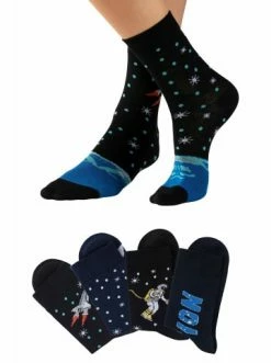 Bekleidung H.I.S Socken In 2x Blau-gemustert, 2x Schwarz-gemustert Günstig Kaufen -HIS SHOP h i s socken in 2x blau gemustert 2x schwarz gemustert 4