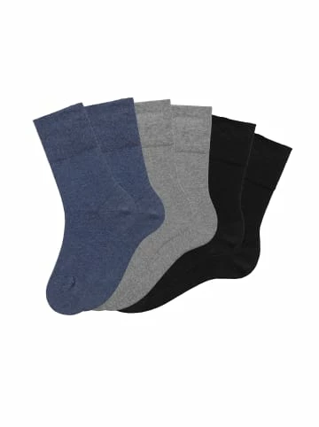 Bekleidung H.I.S Socken In 2x Jeans, 2x Schwarz, 2x Grau-meliert Günstig Kaufen 1 Bekleidung H.I.S Socken In 2x Jeans, 2x Schwarz, 2x Grau-meliert Günstig Kaufen