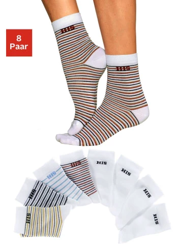 Bekleidung H.I.S Socken In Bunt-weiß Günstig Kaufen 2 Bekleidung H.I.S Socken In Bunt-weiß Günstig Kaufen – Bild 2