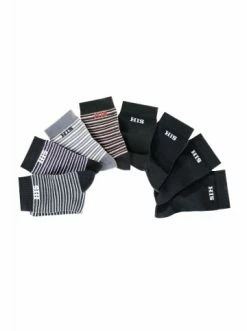 Bekleidung H.I.S Socken In Schwarz-bunt Günstig Kaufen