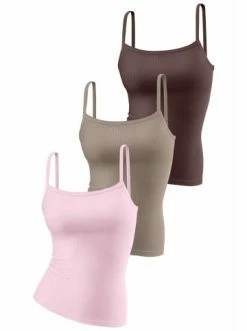 Bekleidung H.I.S Spaghettitop In Rosa, Taupe, Braun Günstig Kaufen