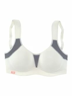 Outdoor & Sport H.I.S Sport-BH In Creme-grau Günstig Kaufen