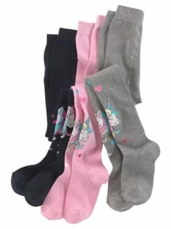 Bekleidung H.I.S Strickstrumpfhose In Marine, Rosa, Grau/melange Günstig Kaufen