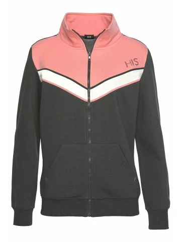 Outdoor & Sport H.I.S Sweatjacke In Anthrazit-rosa Günstig Kaufen 1 Outdoor & Sport H.I.S Sweatjacke In Anthrazit-rosa Günstig Kaufen