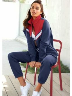 Outdoor & Sport H.I.S Sweatjacke In Navy-marine-rot Günstig Kaufen -HIS SHOP h i s sweatjacke in navy marine rot 2