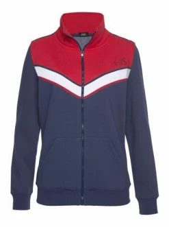 Outdoor & Sport H.I.S Sweatjacke In Navy-marine-rot Günstig Kaufen