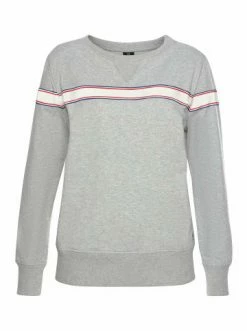 Bekleidung H.I.S Sweatshirt In Grau-meliert Günstig Kaufen
