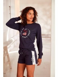 Bekleidung H.I.S Sweatshirt In Marine Günstig Kaufen -HIS SHOP h i s sweatshirt in marine 2