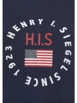 Bekleidung H.I.S Sweatshirt In Marine Günstig Kaufen -HIS SHOP h i s sweatshirt in marine 4