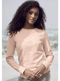 Bekleidung H.I.S Sweatshirt In Salmon Günstig Kaufen -HIS SHOP h i s sweatshirt in salmon 2