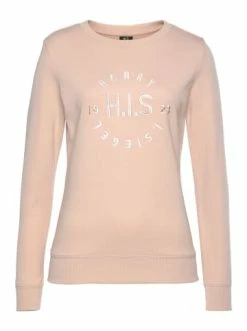 Bekleidung H.I.S Sweatshirt In Salmon Günstig Kaufen