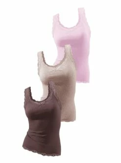 Bekleidung H.I.S Tanktop In Rosé, Braun, Taupe Günstig Kaufen