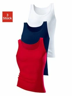 Bekleidung H.I.S Tanktop In Rot, Weiß, Marine Günstig Kaufen