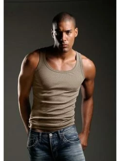 Bekleidung H.I.S Unterhemd In Olivgrün, Schwarz, Anthrazit Günstig Kaufen -HIS SHOP h i s unterhemd in olivgrun schwarz anthrazit 2