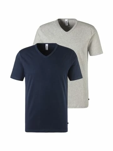 Bekleidung H.I.S Unterziehshirt In Marine, Grau-meliert Günstig Kaufen 1 Bekleidung H.I.S Unterziehshirt In Marine, Grau-meliert Günstig Kaufen