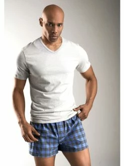 Bekleidung H.I.S Webboxer In Blau-kariert Günstig Kaufen 5 Bekleidung H.I.S Webboxer In Blau-kariert Günstig Kaufen -HIS SHOP h i s webboxer in blau kariert 2